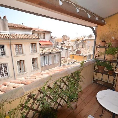 Le Dix Duplex Historical Center Balcony With View And Air Conditioning Aix-en-Provence Exterior photo