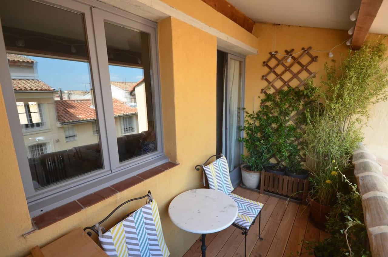 Le Dix Duplex Historical Center Balcony With View And Air Conditioning Aix-en-Provence Exterior photo